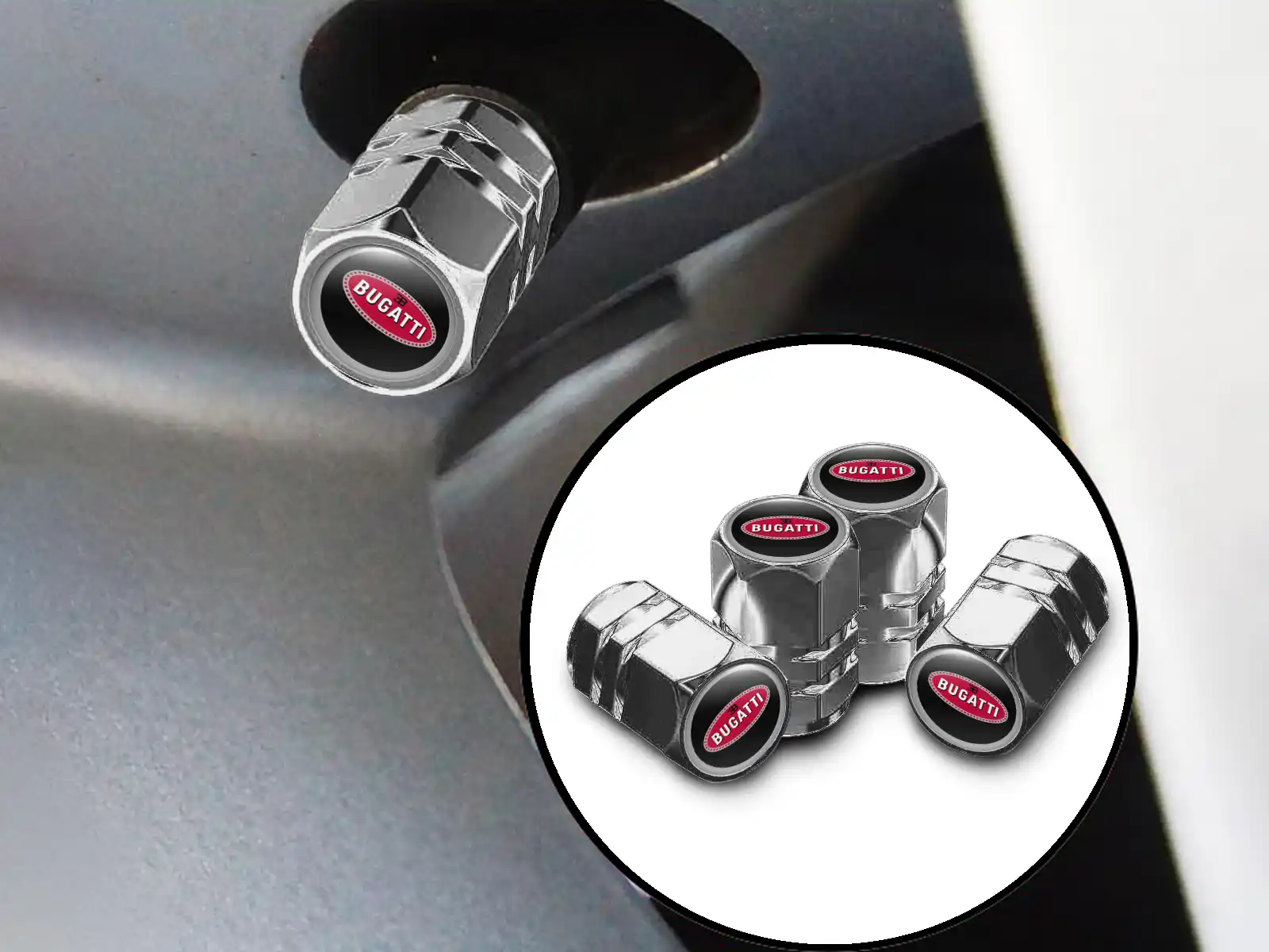 Bugatti Cappelli Valvola Auto Adattamento Universale X
